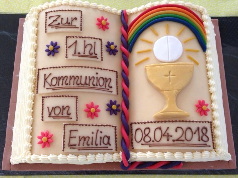 Kuchen zur Kommunion